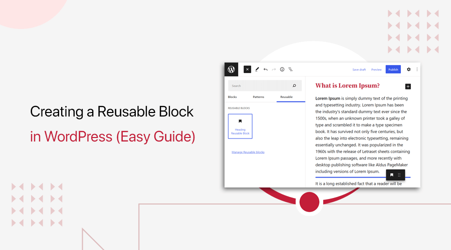 How to Create a Reusable Block in WordPress
